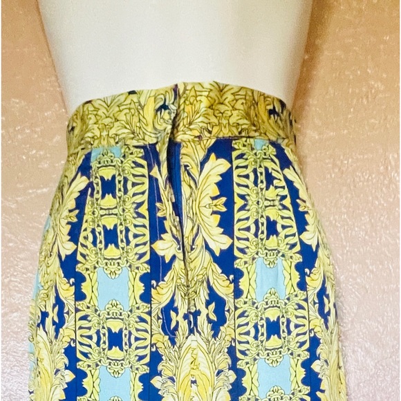 MINAA MONROE Baroque Status Print High Waist PALAZZO PANTS size XS/Small - Picture 4 of 7